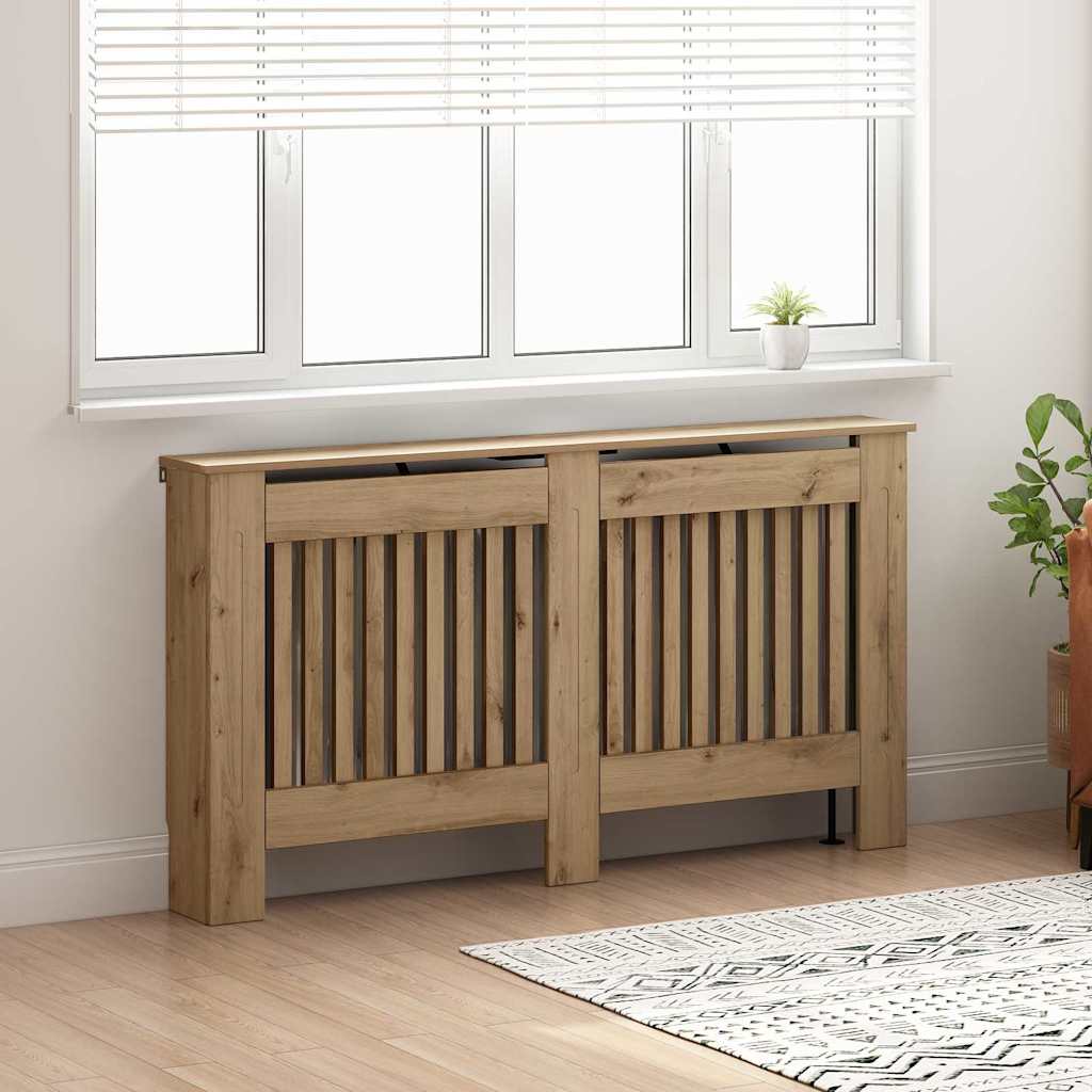 Holzwerkstoff Heizkörper-Abdeckung Heizkörperverkleidung 112 cm, weiß