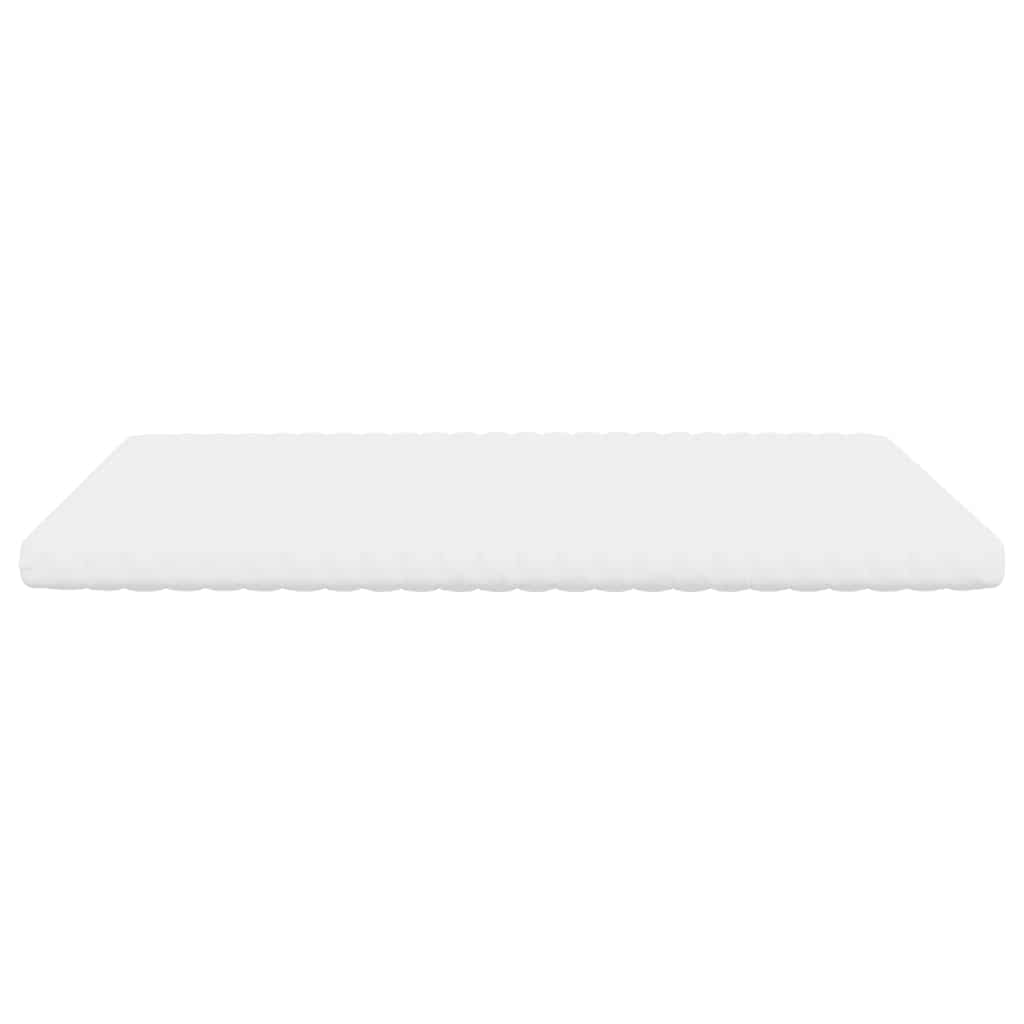 Schaumstoffmatratze Weiß 80x200 cm 7-Zonen Härtegrad 20 ILD