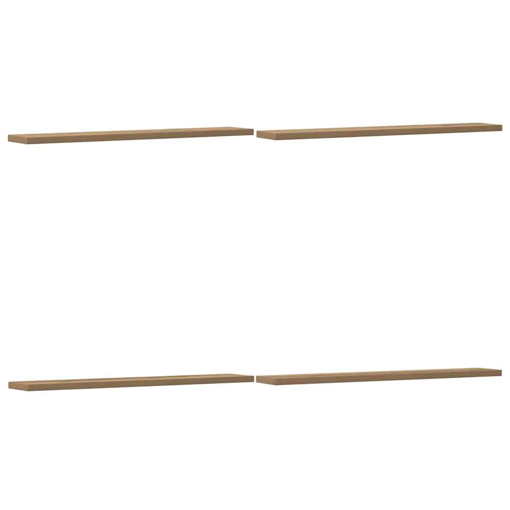Bücherregal-Bretter 4 Stk. Weiß 40x10x1,5 cm Holzwerkstoff