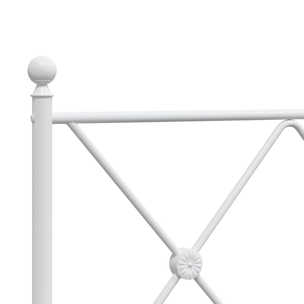 Ersatz-Kopfteil Metall Schwarz 75 cm
