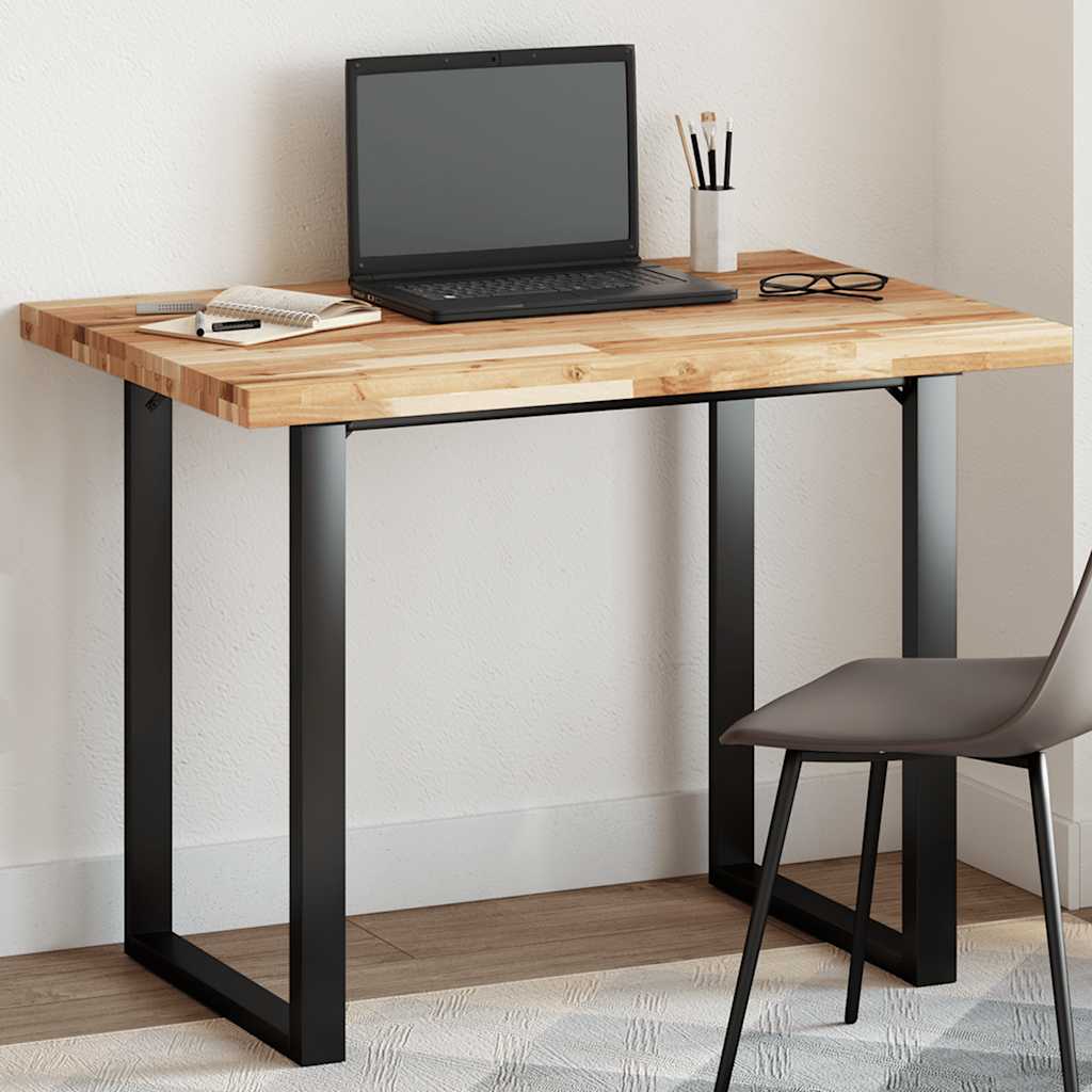 Tischplatte Rechteckig 60x50x2 cm Massivholz Akazie