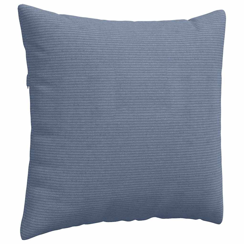 Sofakissen 2 Stück Hellgrau 50 x 30 cm Cordstoff