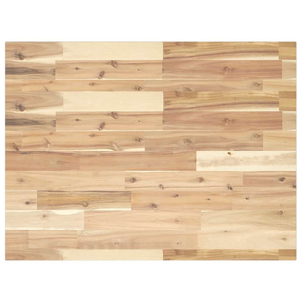 Schreibtischplatte Unbehandelt 60x50x2 cm Massivholz Akazie