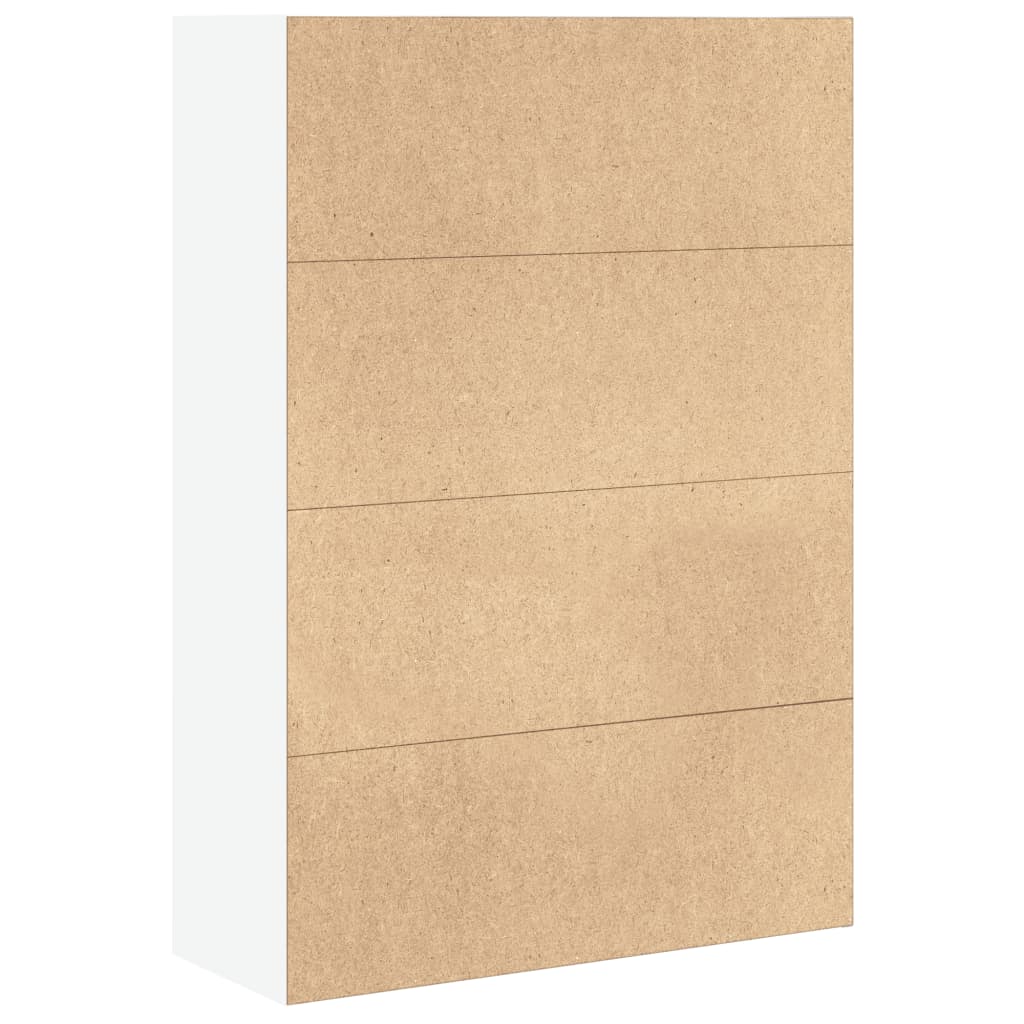 Bücherregal Weiß 80x30x189 cm Holzwerkstoff