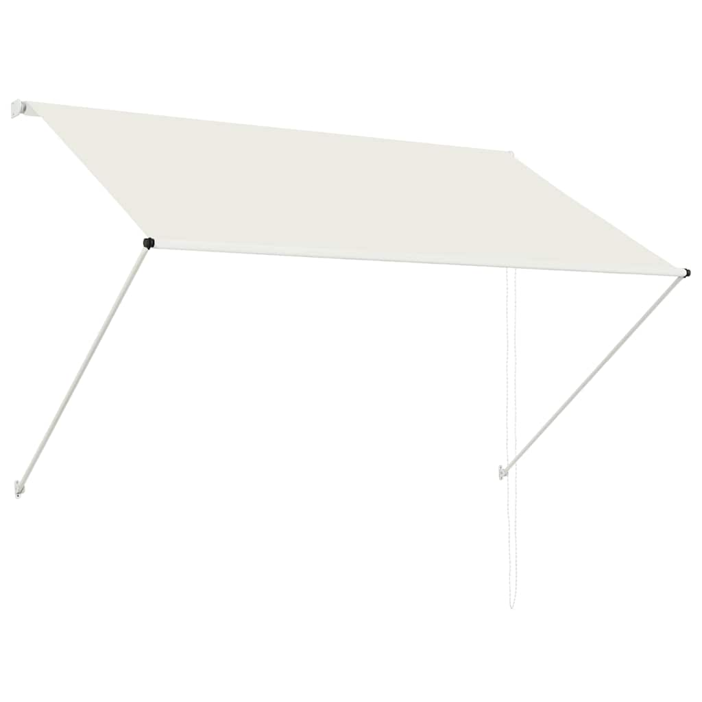 Einziehbare Markise 150×150 cm Blau und Weiß