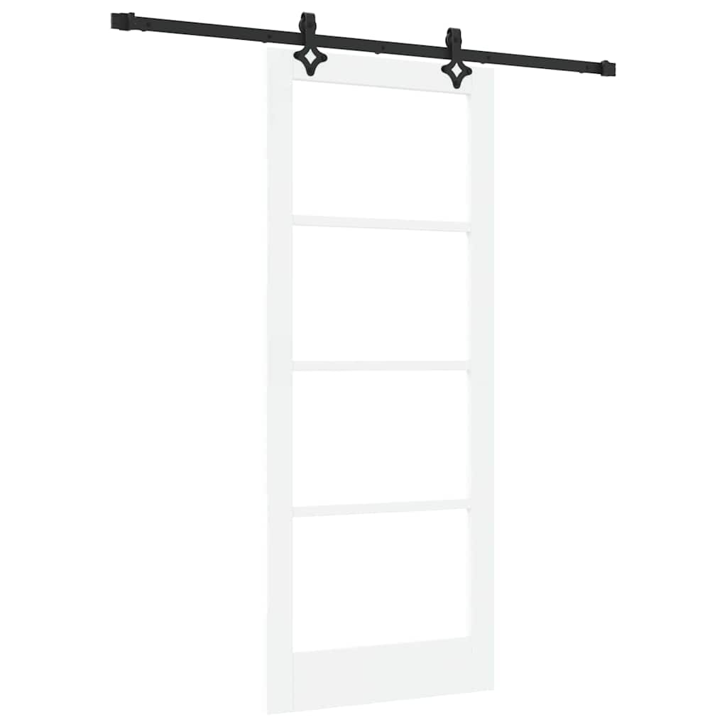 Schiebetür ORKDAL Natürlich und Schwarz 61 x 198,5 cm