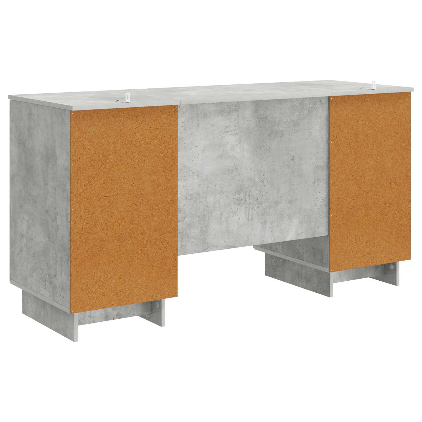 Schreibtisch Schwarz Holzwerkstoff 142,5 x 50 x 75 cm