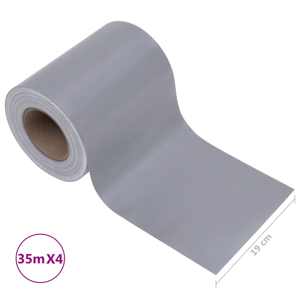 Garten-Sichtschutz 4 Stk. PVC 35x0,19 m Grün
