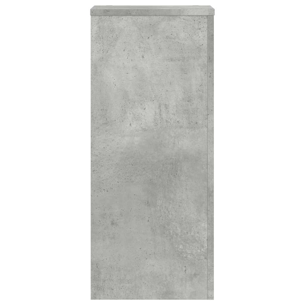 Pflanzenständer 2 Stk. Weiß 33x33x100 cm Holzwerkstoff