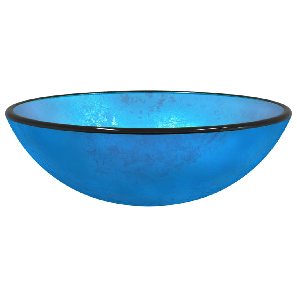 Waschbecken Hartglas 35x12 cm Transparent