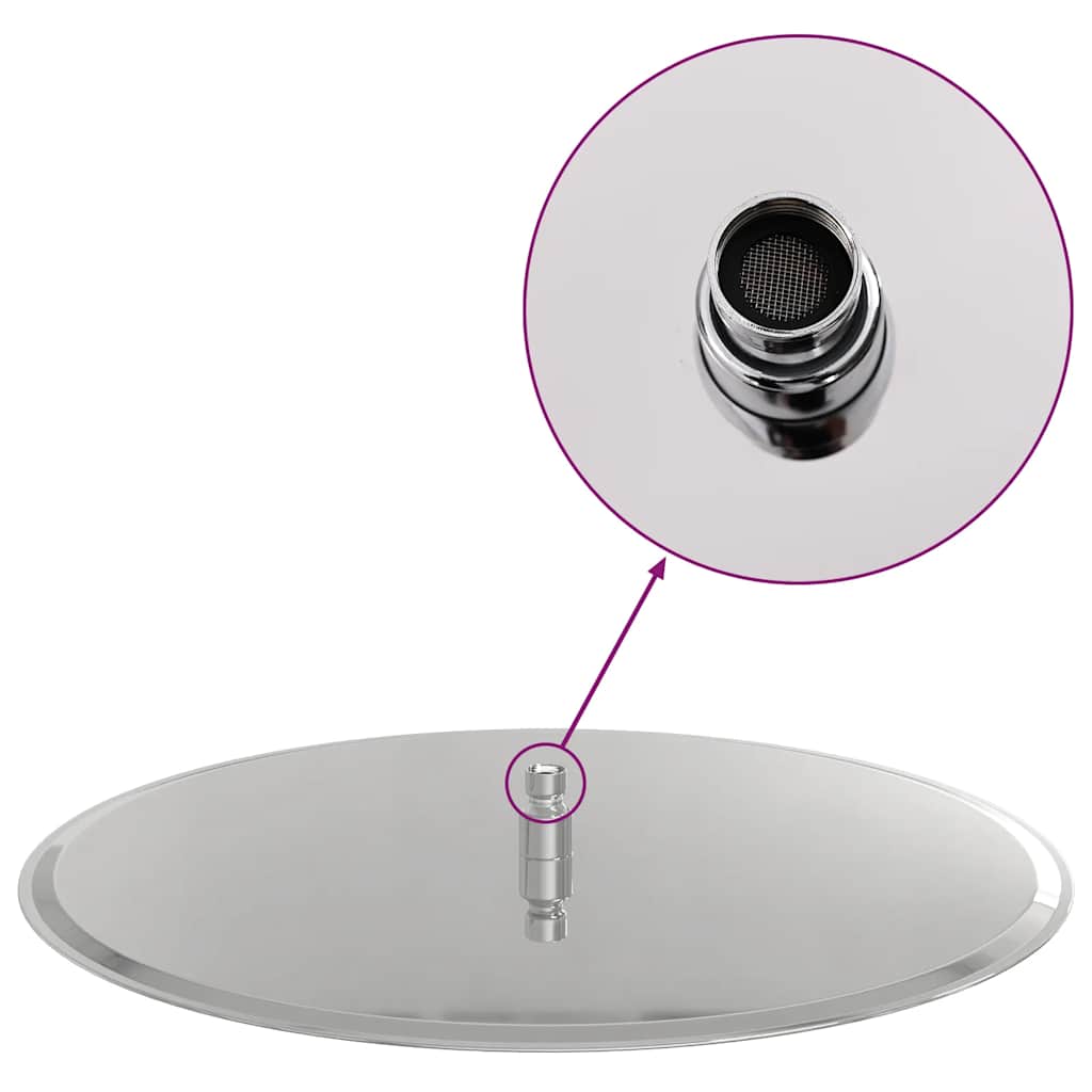 Regenbrause Edelstahl 304 30 cm Rund