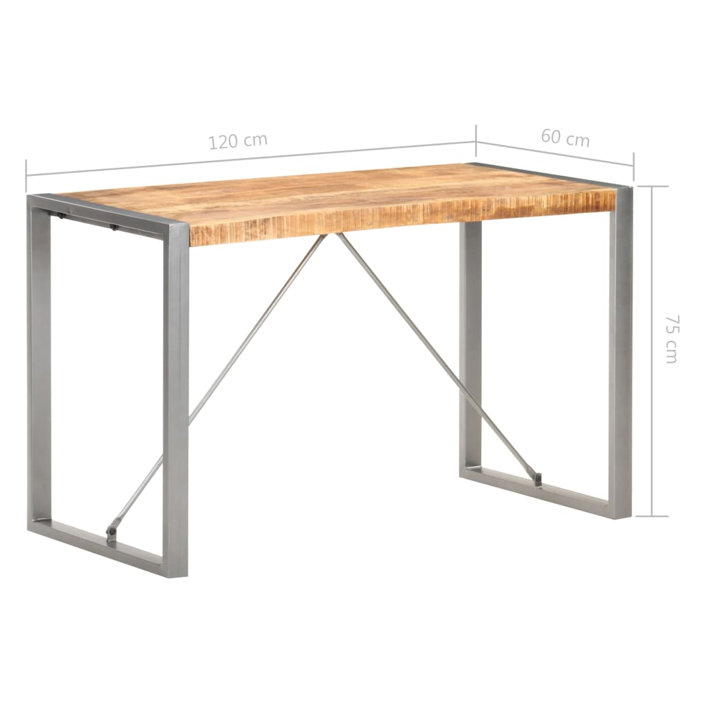 Esstisch 220x100x75 cm Massivholz Akazie