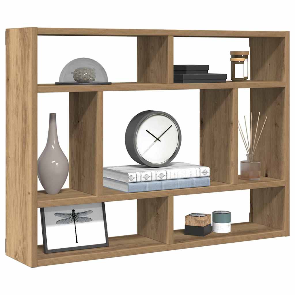 Wandregal Weiß 75x16x55 cm Holzwerkstoff