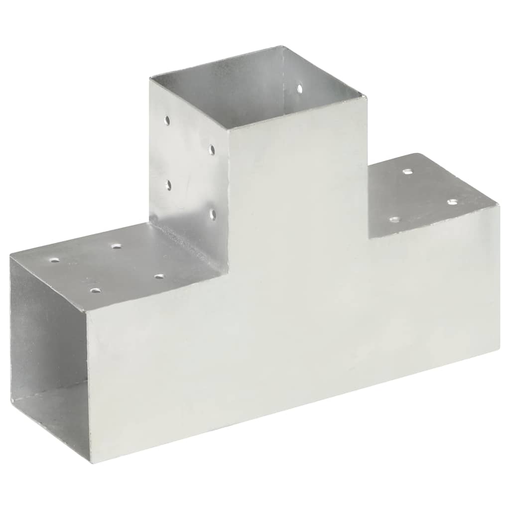 Pfostenverbinder L-Form Verzinktes Metall 71 x 71 mm