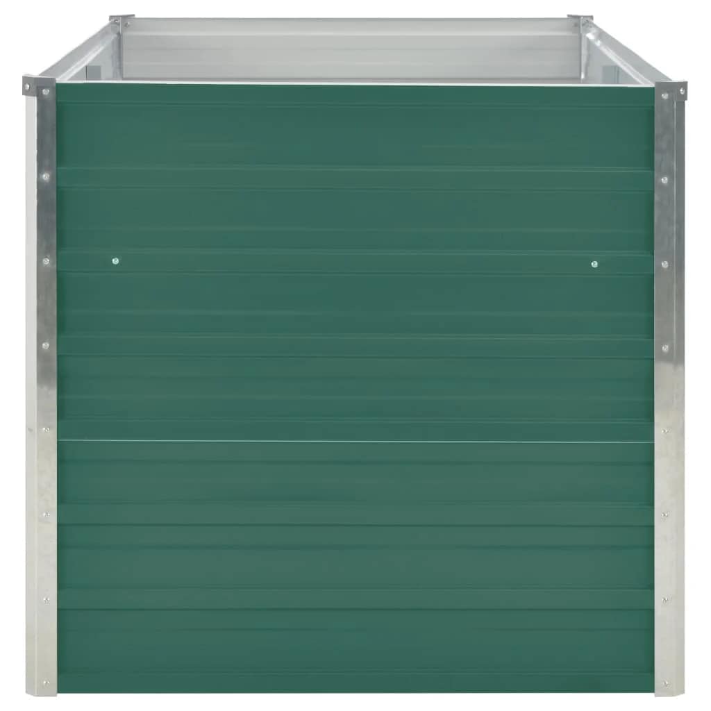Garten-Hochbeet Verzinkter Stahl 240x80x77 cm Grün
