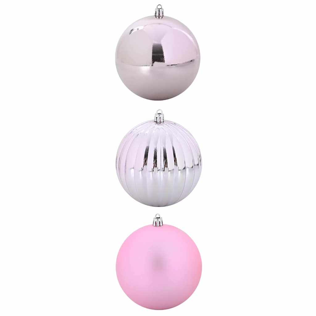 Weihnachtsbaumkugel Set XL 9 pcs Rot Kunststoff