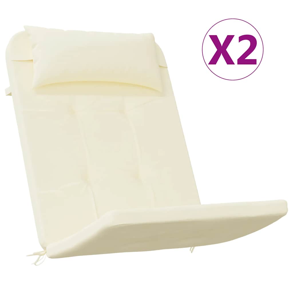 Adirondack-Auflagen 2 Stk. Hellblau Oxford-Gewebe