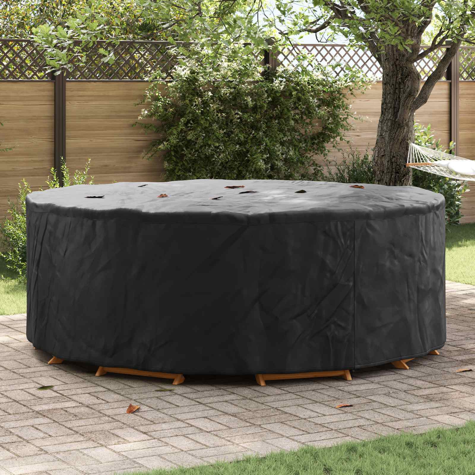 Möbelbezug Schwarz 102 x 102 x 71 cm 210D Oxford Stoff