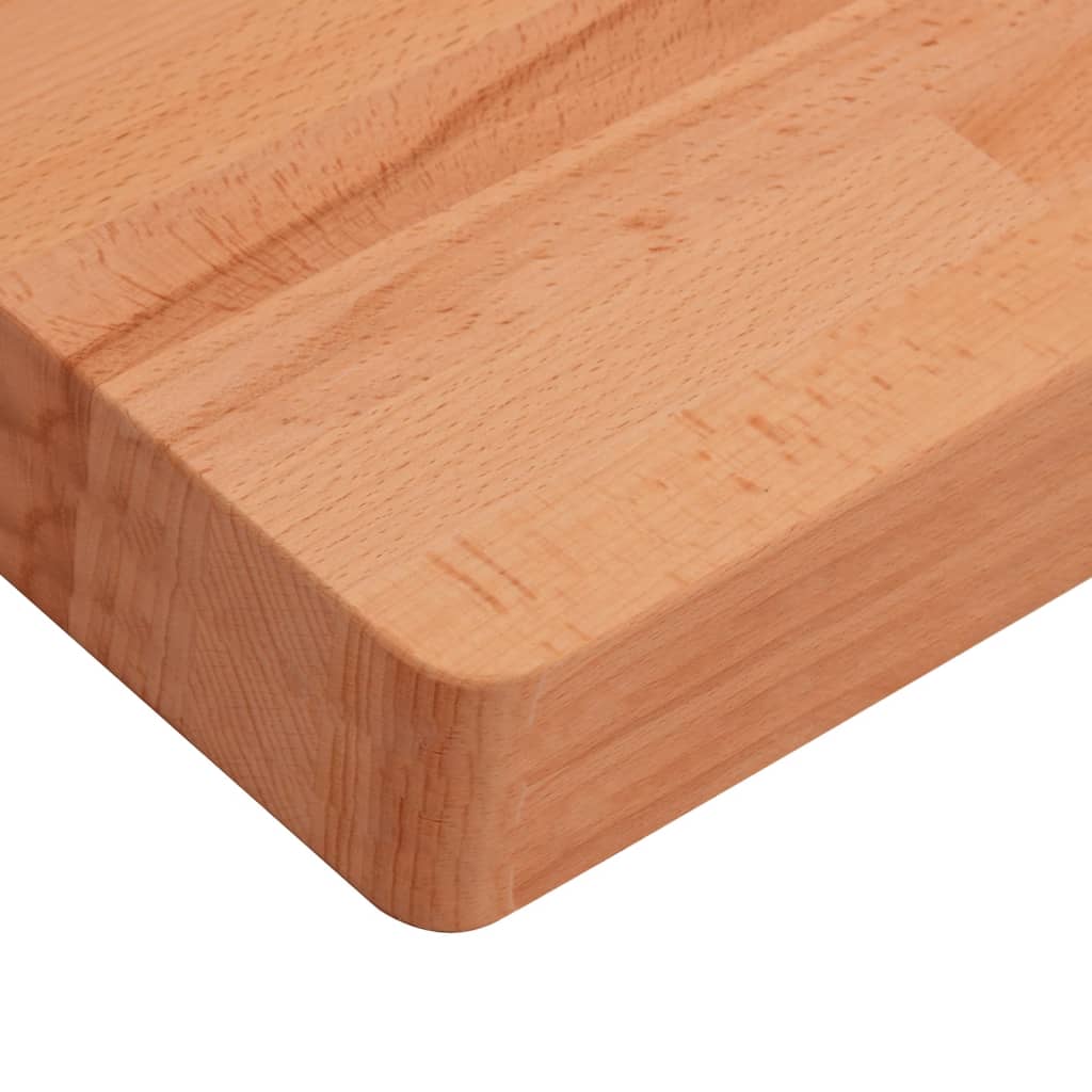 Waschtischplatte 80x40x1,5 cm Massivholz Buche