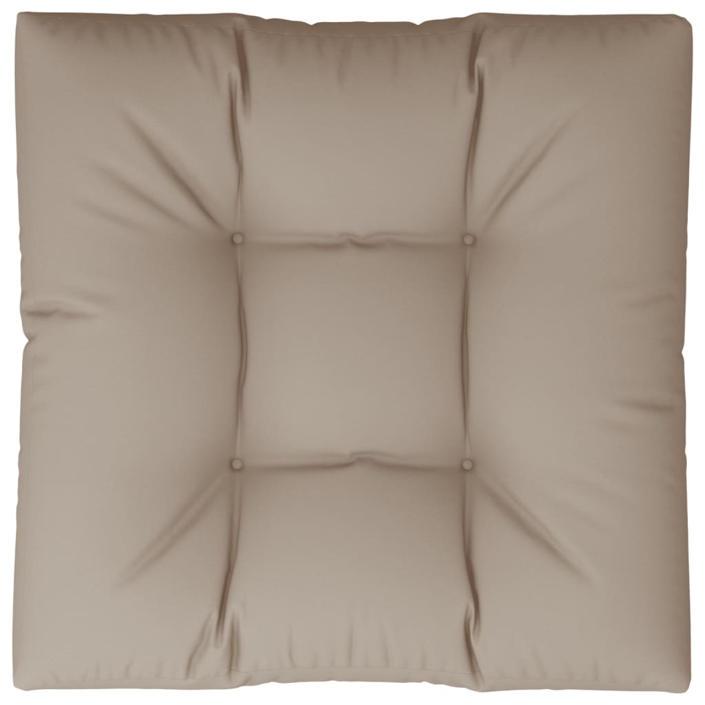 Palettenkissen Anthrazit 50x50x12 cm Stoff