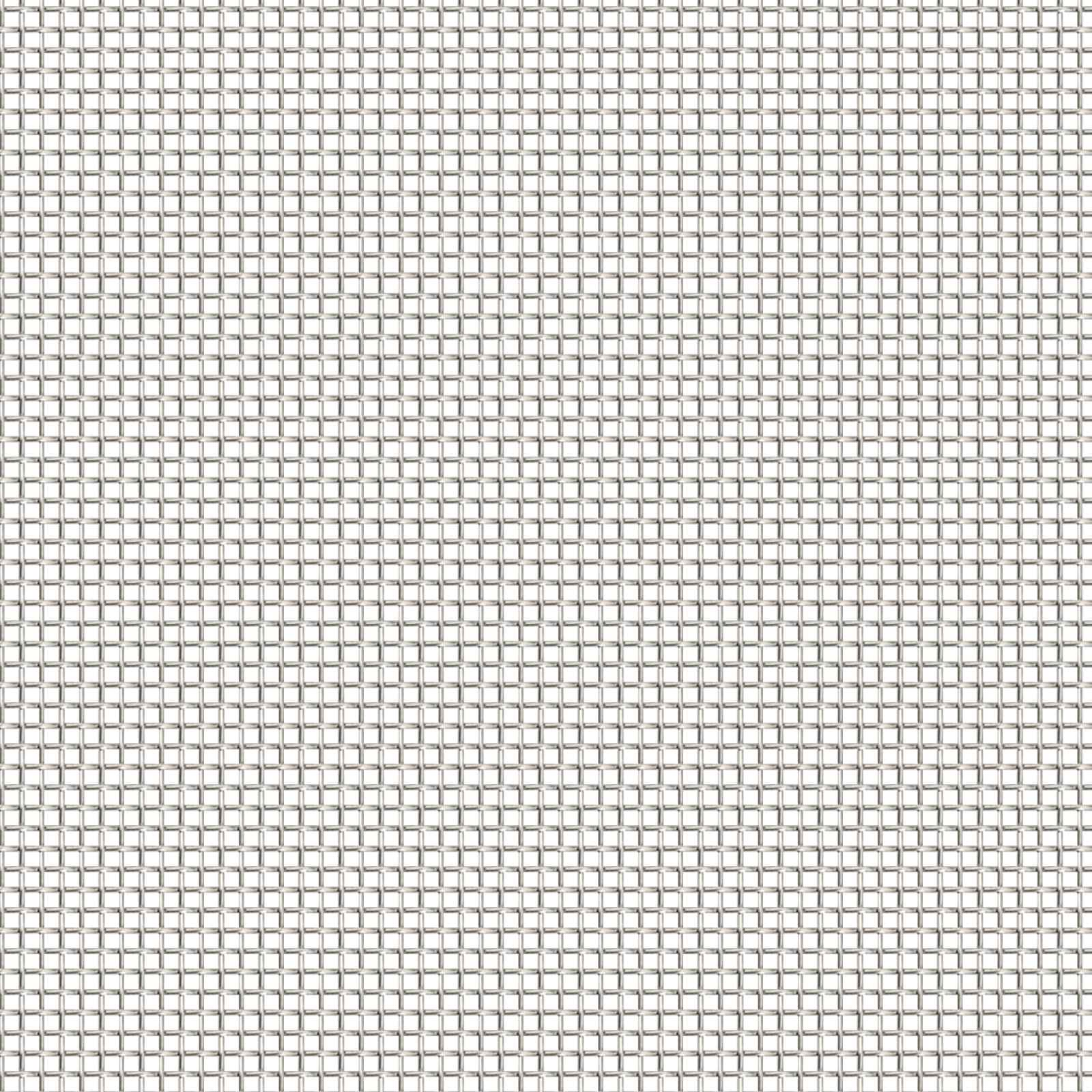 Mesh Bildschirm 20 x 500 cm 20 Mesh Edelstahl 201 Silber
