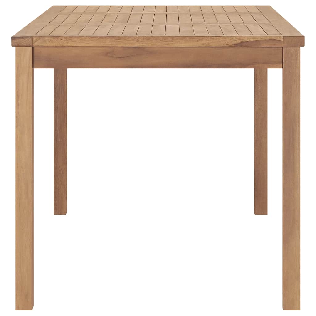 Garten-Esstisch 140x80x77 cm Massivholz Teak