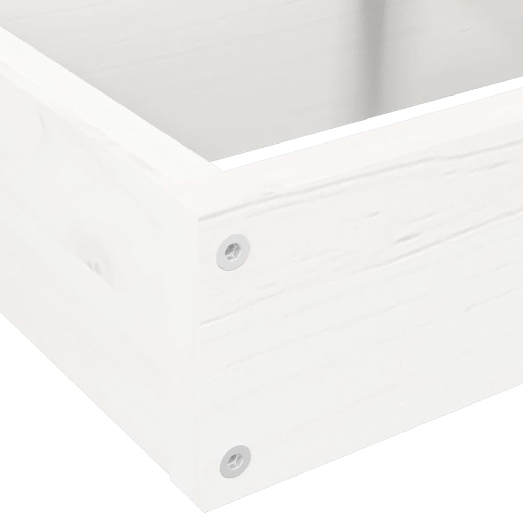 Pflanzentreppe 4 Stufen 80,5x79x36 cm Massivholz Kiefer