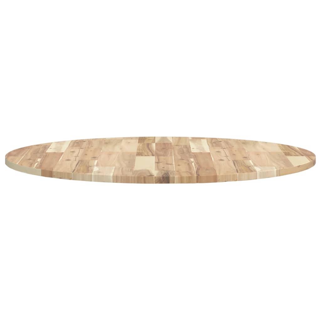 Tischplatte Rund Ø40x2 cm Massivholz Akazie