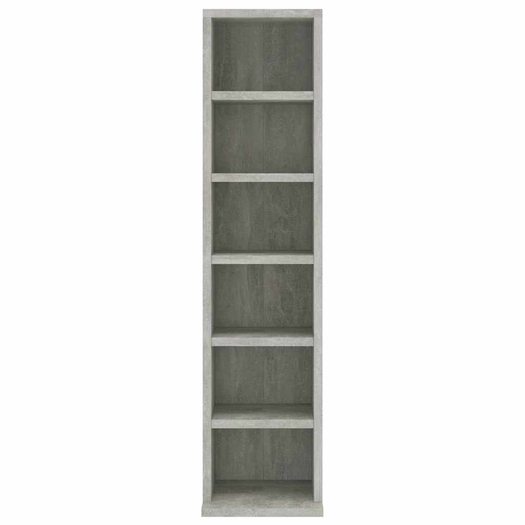 CD-Schrank Weiß 21x20x88 cm Holzwerkstoff