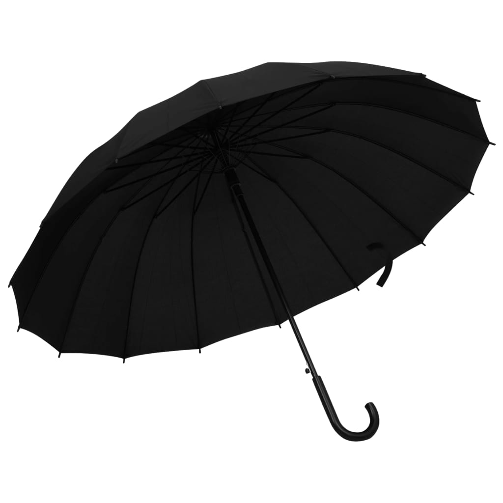 Regenschirm Automatisch Schwarz 105cm