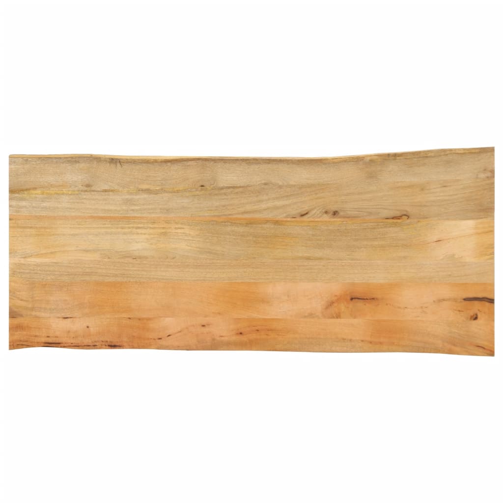 Tischplatte 40x40x2,5 cm Rechteckig Massivholz Akazie Baumkante