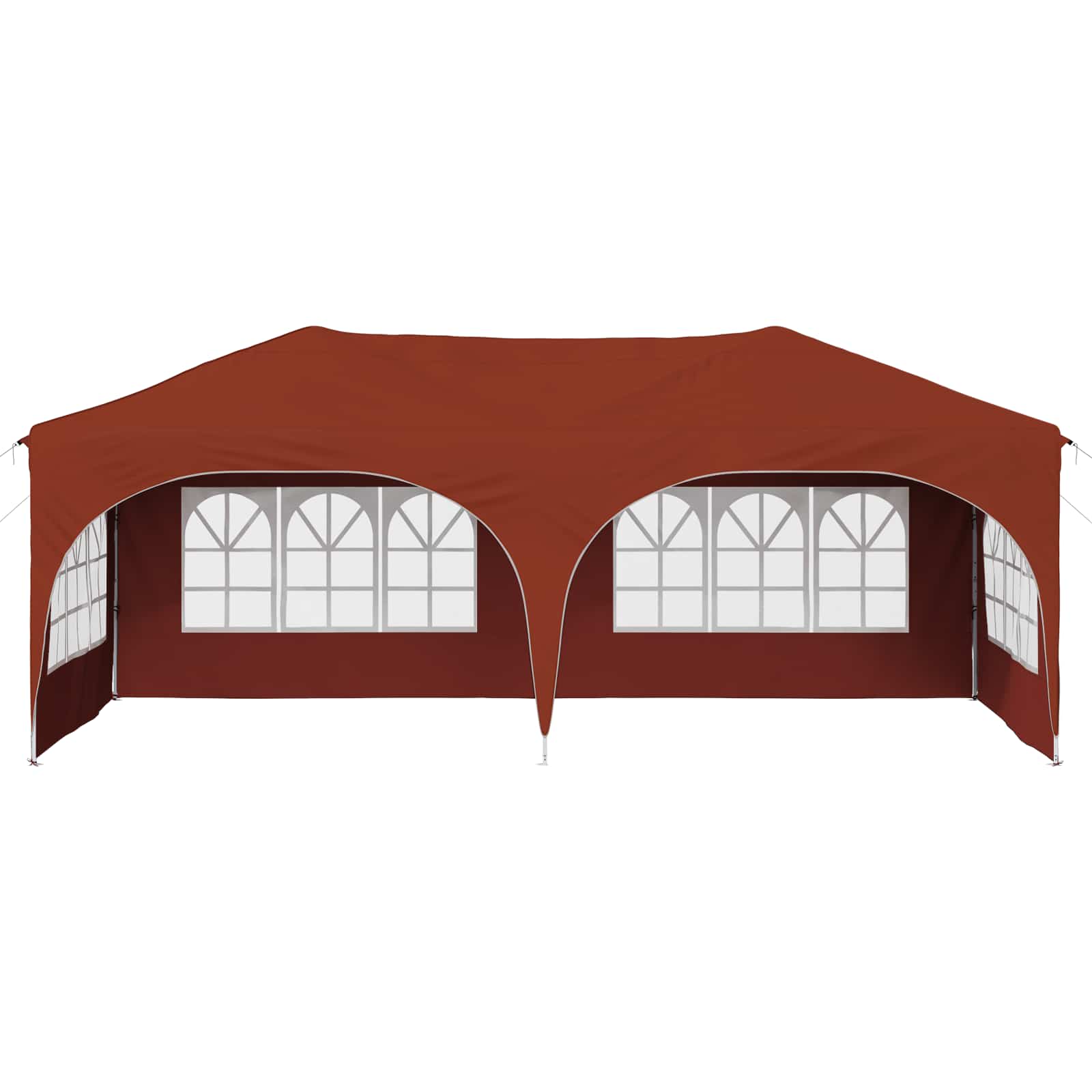 Pop-up Partyzelt 575 x 288 x 245 cm Creme Oxford-Stoff