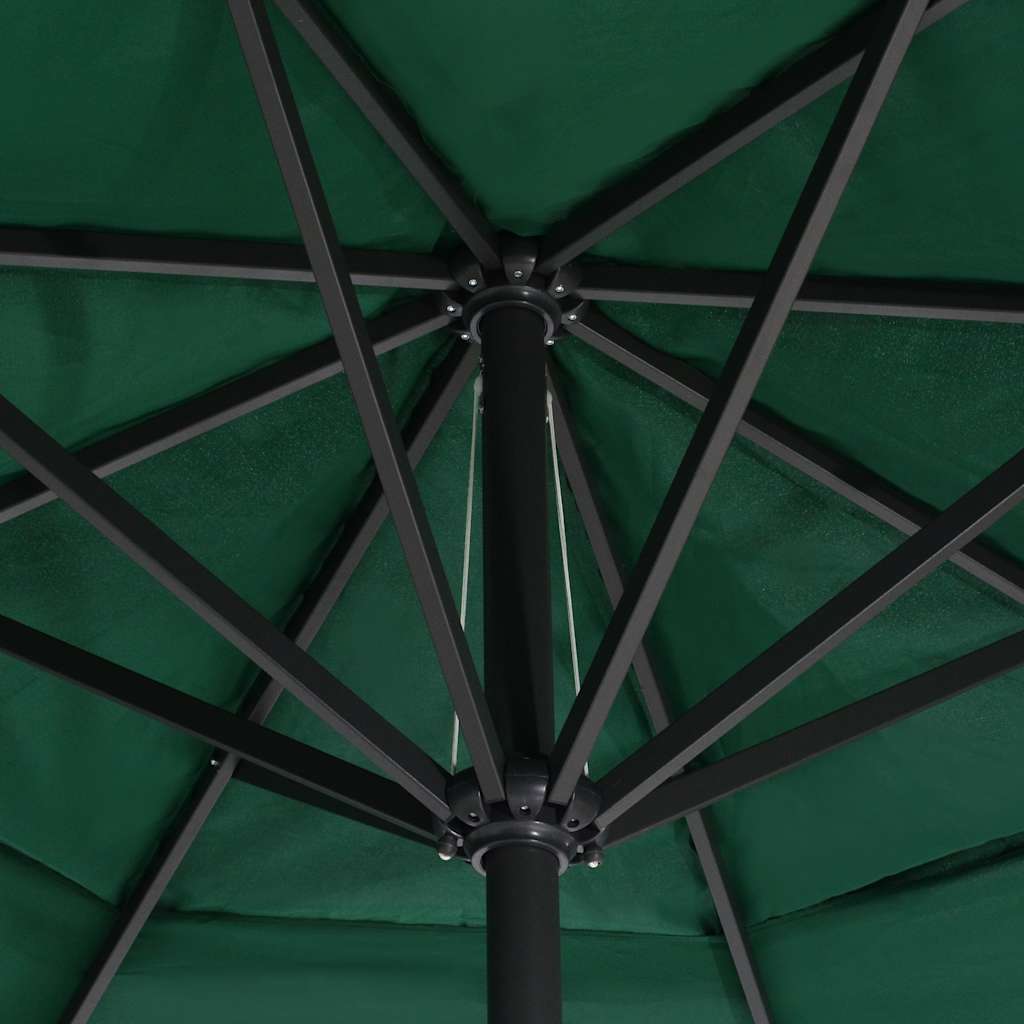Sonnenschirm Weiß Aluminium 500 cm