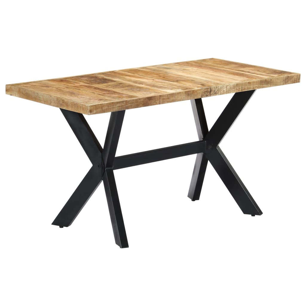 Esstisch Massivholz Mango und Stahlgestell 180 cm