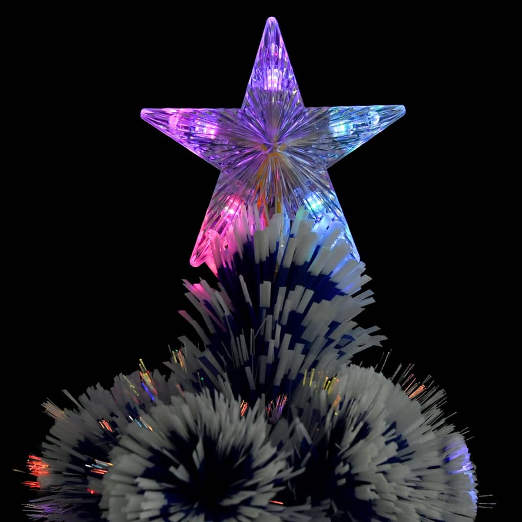 Vorbeleuchteter Weihnachtsbaum mit Ständer und LED 150 cm Glasfaser