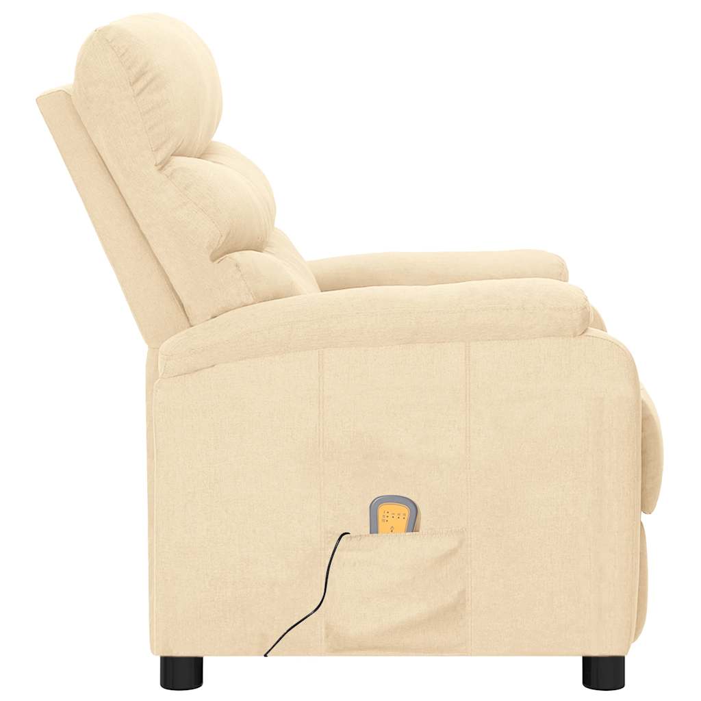 Massagesessel Dunkelgrau Stoff
