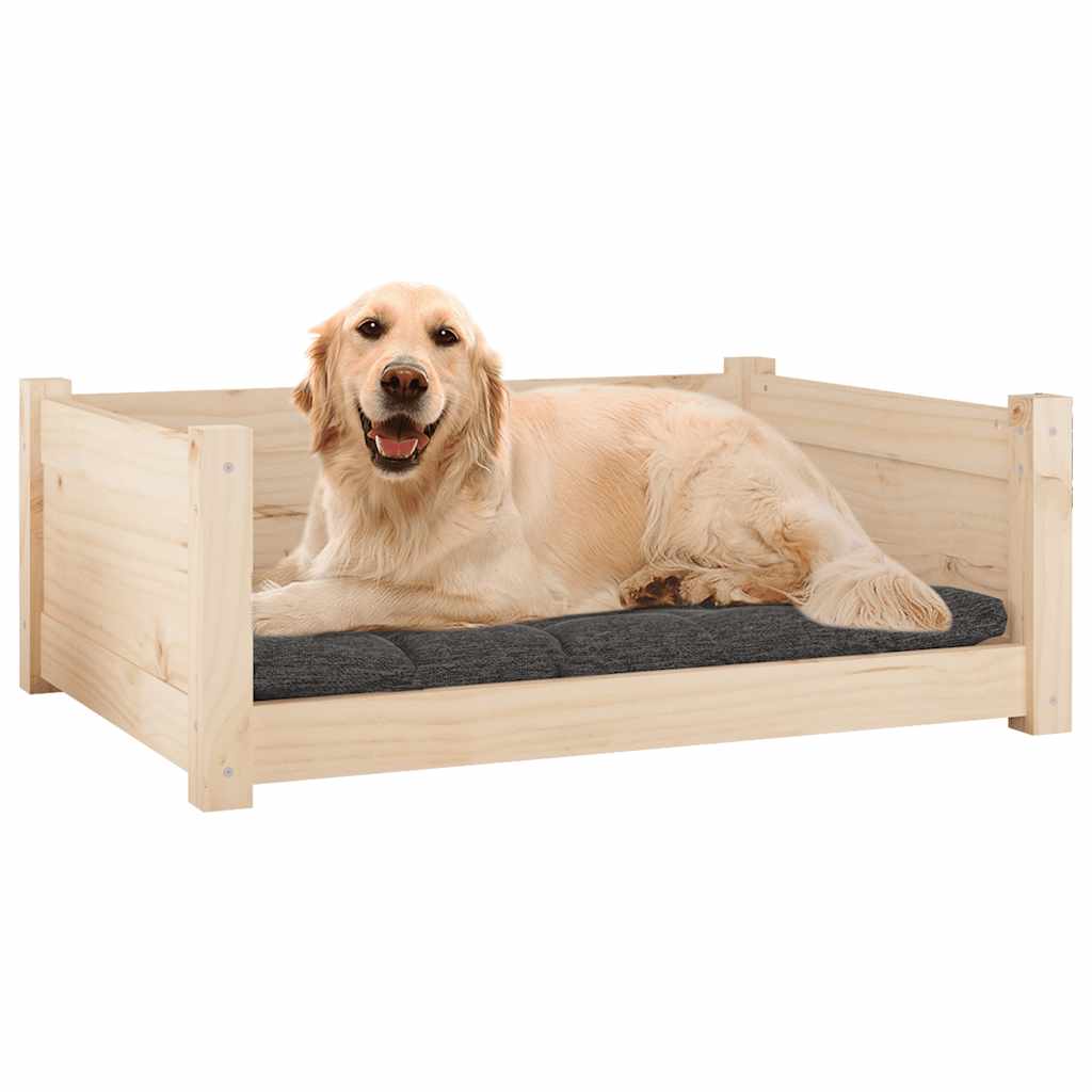 Hundebett 55,5 x 45,5 x 28 cm Massivholz Kiefer
