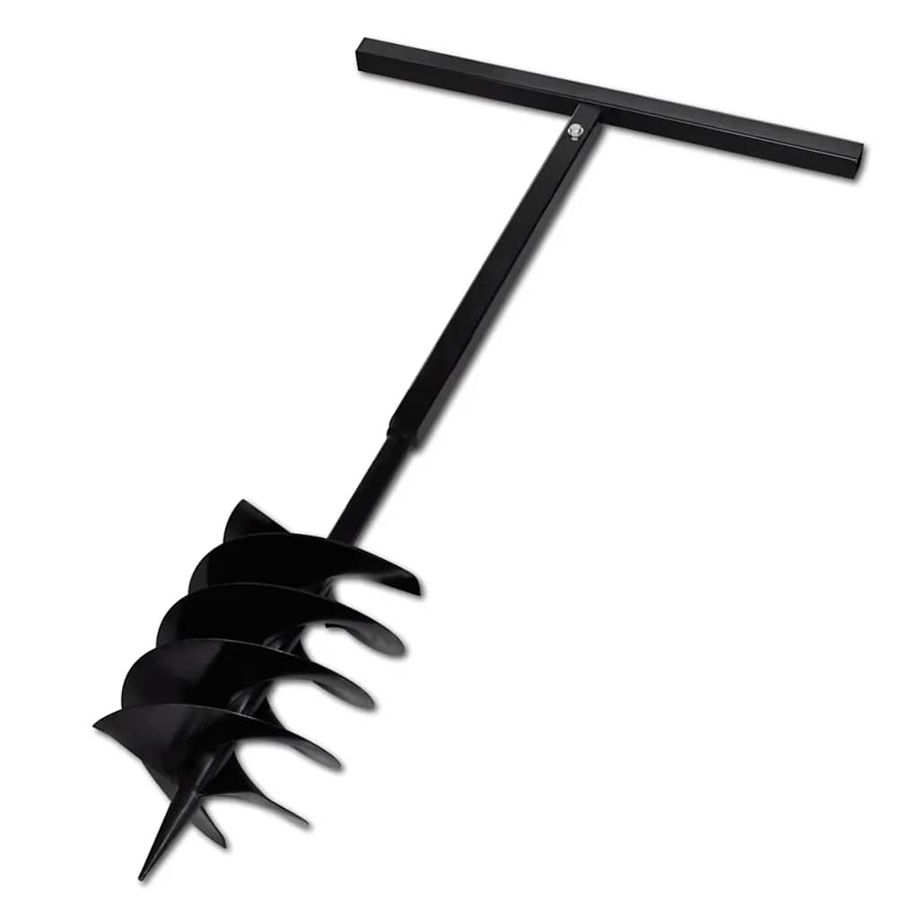 Erdbohrer mit Griff 100 mm Verlängerungsrohr 9 m