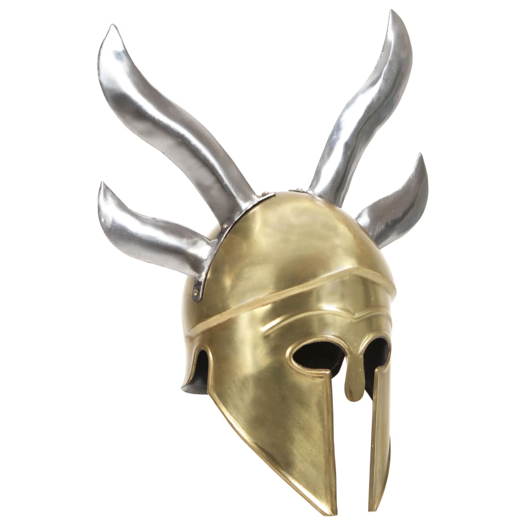 Preußische Pickelhaube Antik Replik für LARP Schwarz Stahl