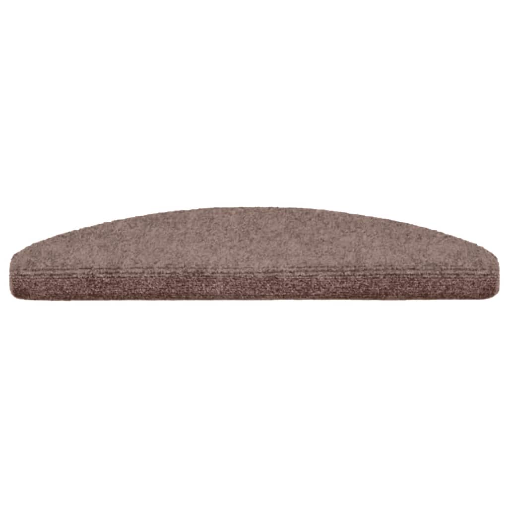 Stufenmatten Selbstklebend 15 Stk. 56x17x3 cm Hellbraun Halbrund
