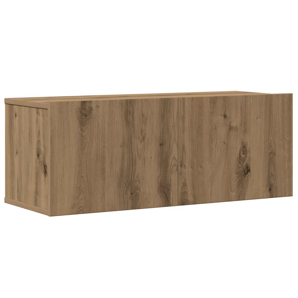 4-tlg. TV-Schrank-Set Weiß Holzwerkstoff