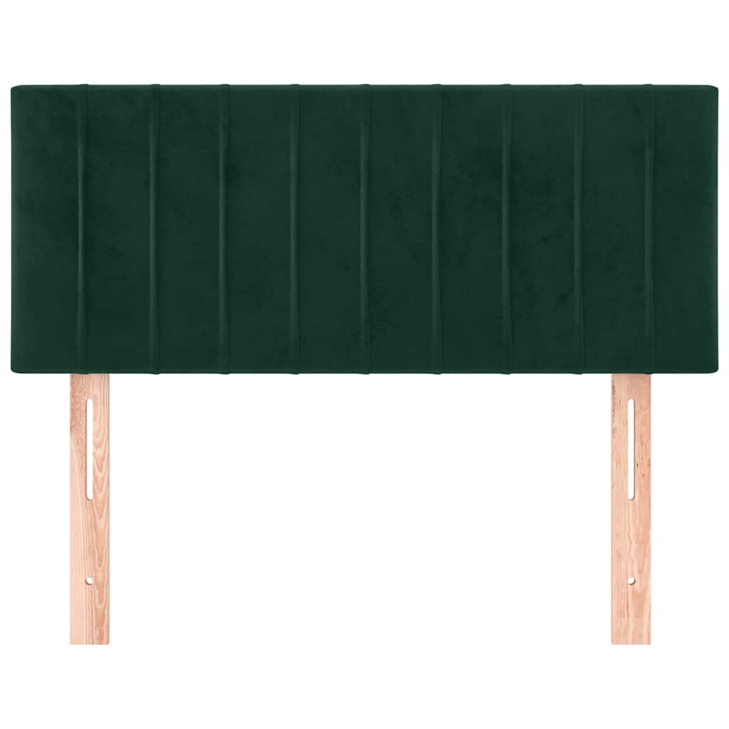 Kopfteil Hellgrau 80x5x118/128 cm Samt