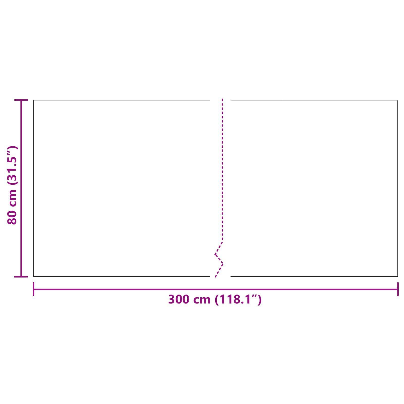 Teppichläufer Grau 80 x 150 cm Stoff