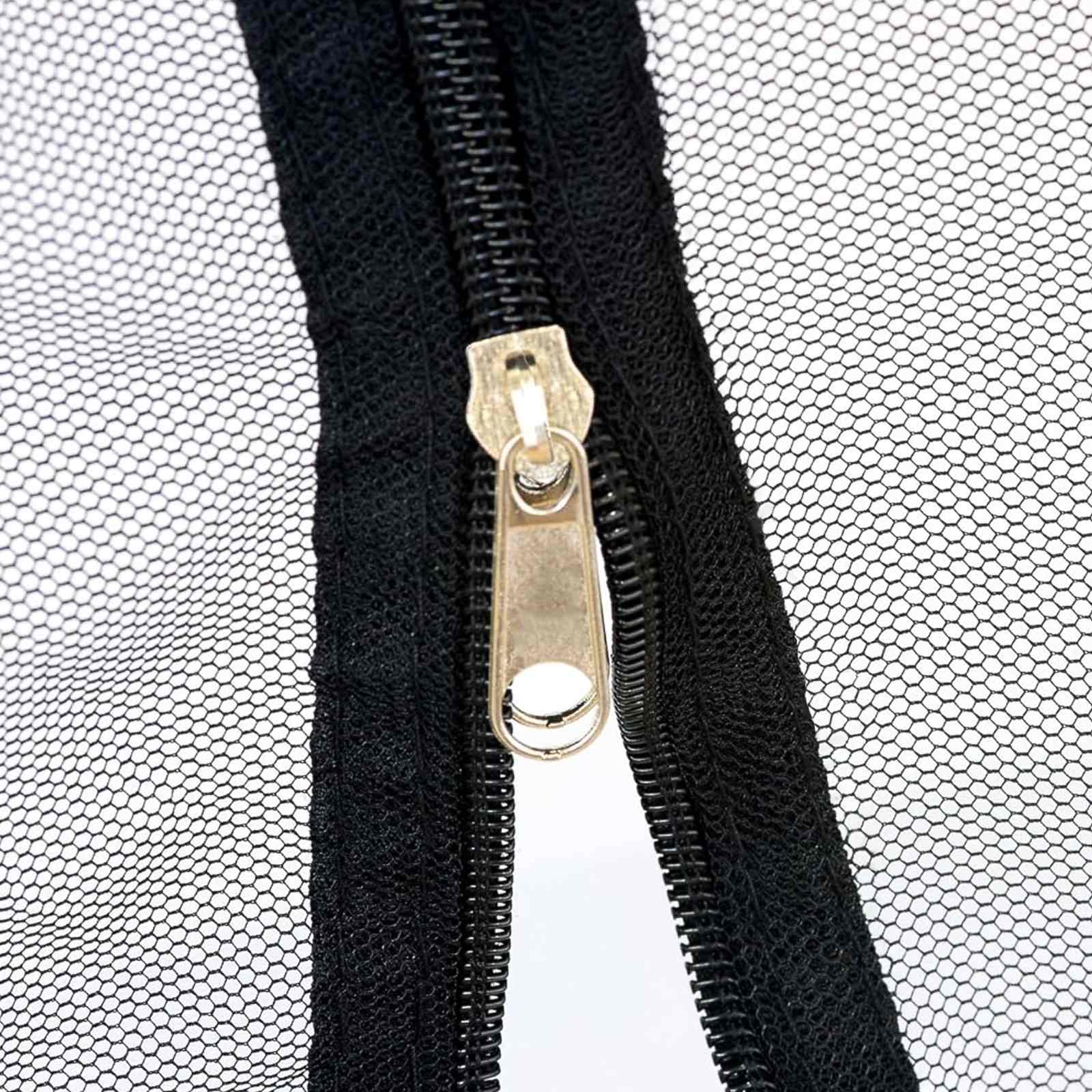 Moskito-Netz für Pavillon Rechtwinklig 220 Mesh Schwarz