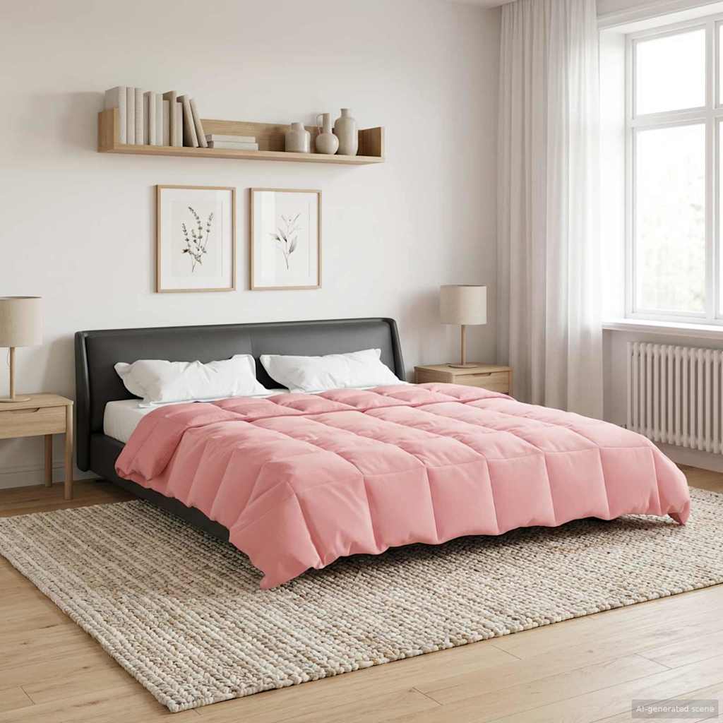 Ganzjahresbettdecke Anthrazit 135 x 200 cm Mikrofaser