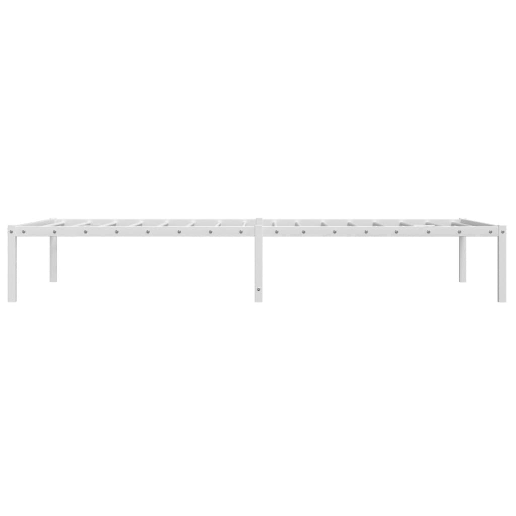 Bettgestell Metall Schwarz 75x190 cm