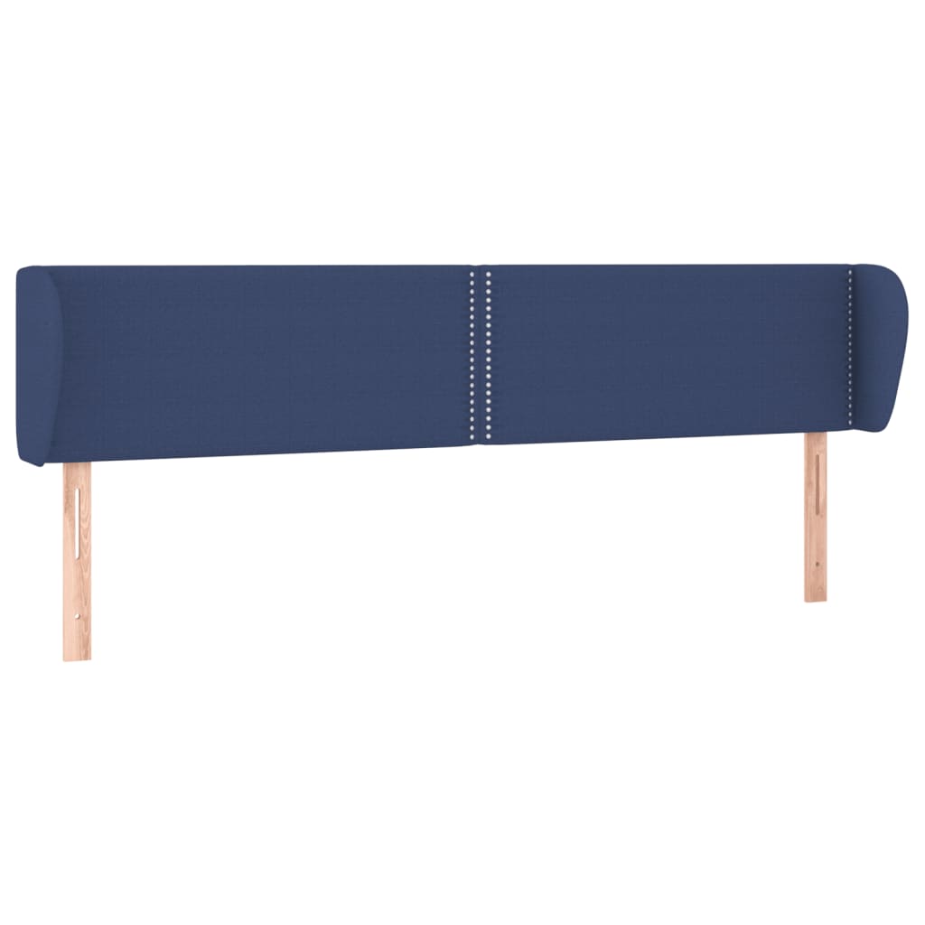 Kopfteil mit Ohren Dunkelgrau 83x23x78/88 cm Stoff
