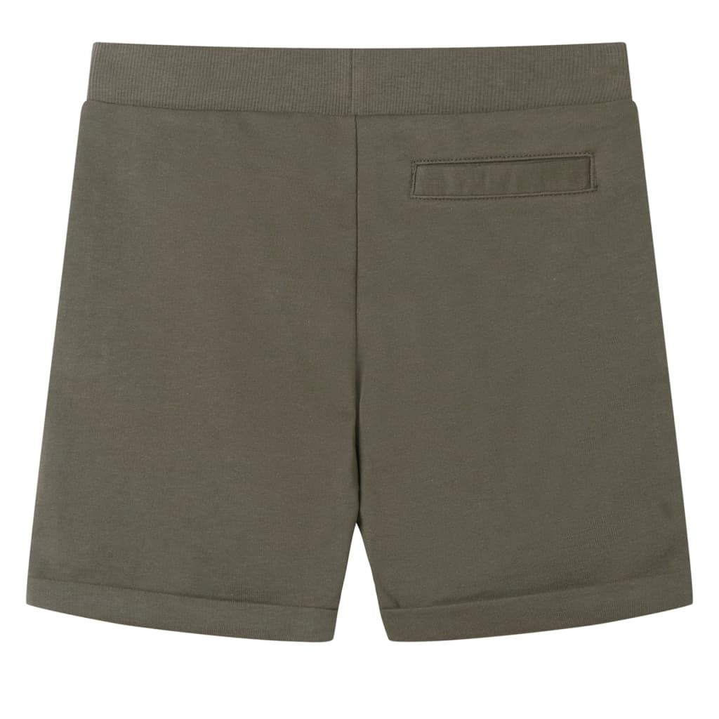 Kindershorts mit Kordelzug Blau Melange 116