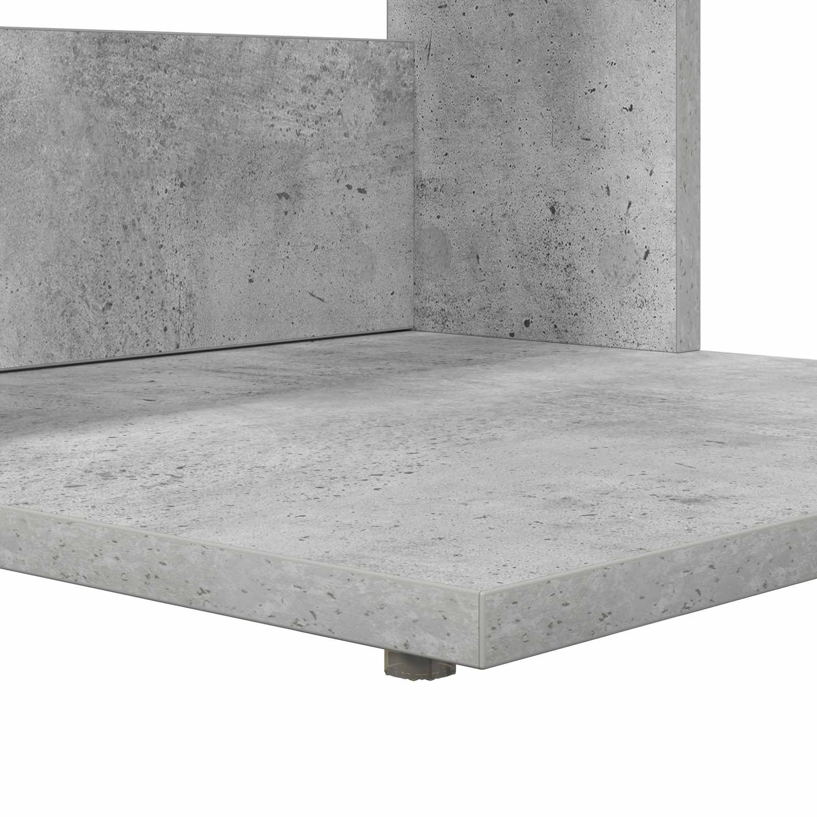 Beistelltisch Weiß 40 x 38 x 62,5 cm Holzwerkstoff