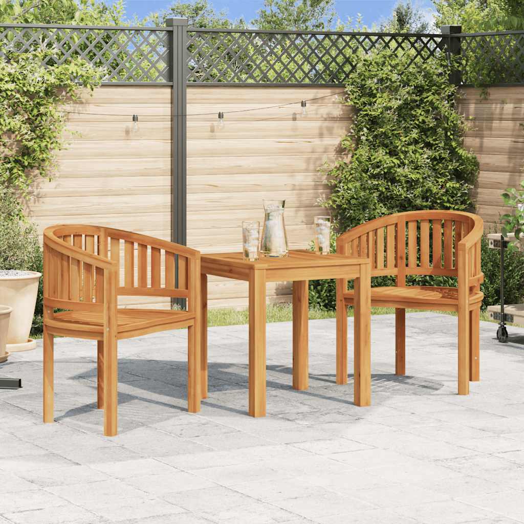 Bananenstuhl Massivholz Teak
